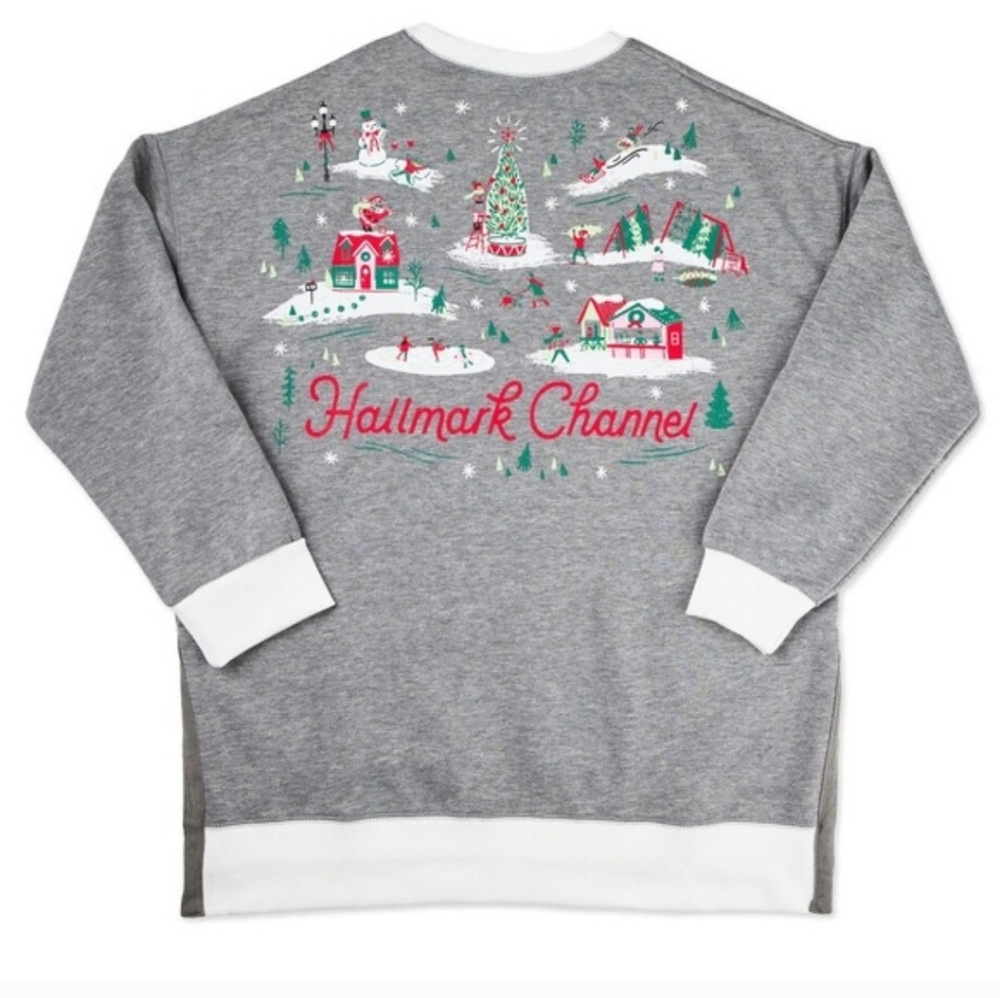 Hallmark Channel Oversized Sweatshirt - Picture 2 of 6